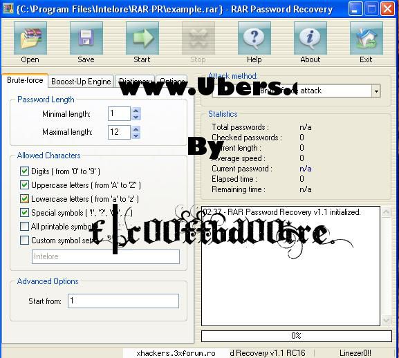 WinRar Password Cracker - Bloody - Cos de Gunoi